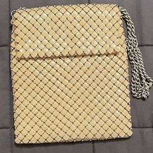 Vintage metal enamel purse